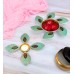 Green & Gold Leaves Urli & Dia Set of 2